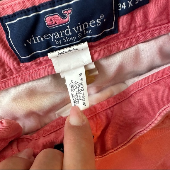 Vineyard Vines Men’s Original Breaker Straight Leg Pant in Lobster Reef, 34x30 - Picture 11 of 11